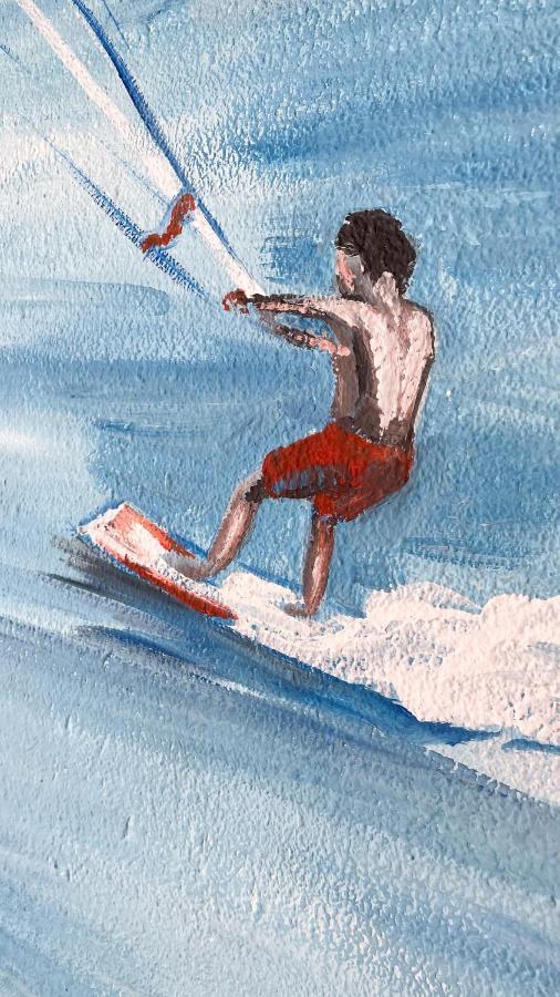 Red Star Surf & Yoga Camp Lanzarote Pansiyon Famara Dış mekan fotoğraf
